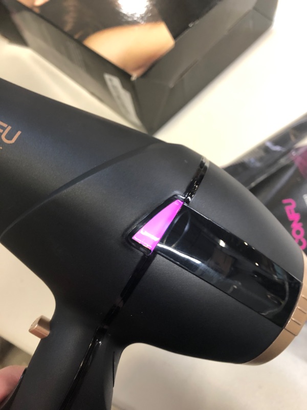 Photo 1 of 1875W Fast Drying Hair Dryer CONFU Lightweight Low Noise Blow Dryer with 2 Speed 3 Heat Cool Setting Nozzle Diffuser ETL Certified