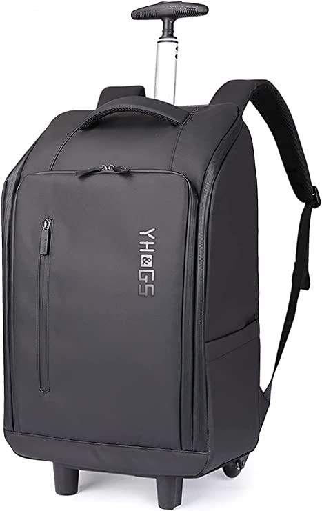 Photo 1 of YH&GS Rolling Backpack, Waterproof Backpack with Wheels for Business College Student