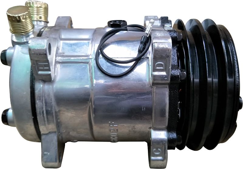 Photo 1 of 
ACTECmax Universal A/C Compressor with Black 2PK Clutch SD 508 Style 5H14 R134A V Belt