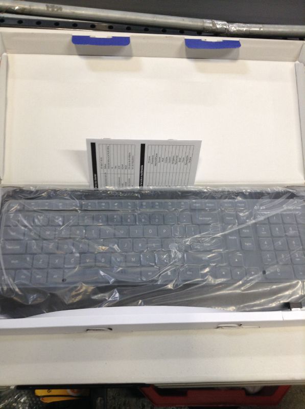 Photo 1 of TechGround Ergonomic Wireless Keyboard, Full Size 2.4GHz Wireless Keyboard with Palm Rest for PC, Laptop, Windows - Black
