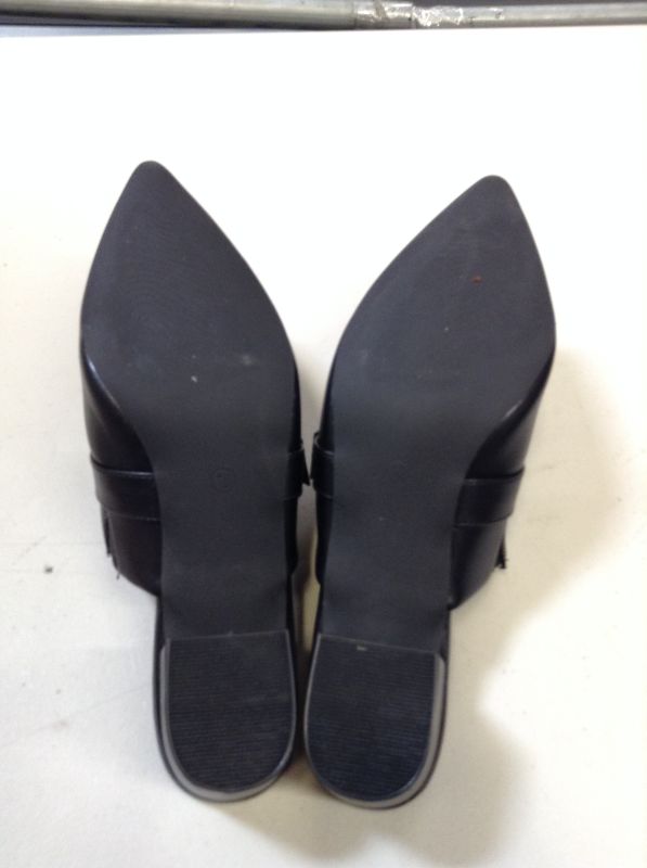 Photo 2 of Allegra K Women's Pointed Toe Slip on Block Heel Slide SIZE 10 
