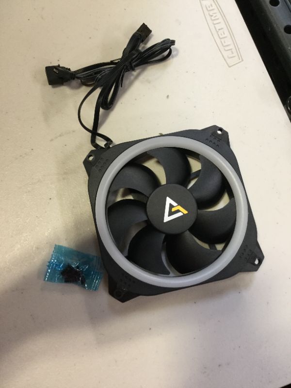 Photo 2 of Antec RGB Fan, 120mm Case Fan, RGB High Performance PC Fan, 4-Pin RGB, Spark Series