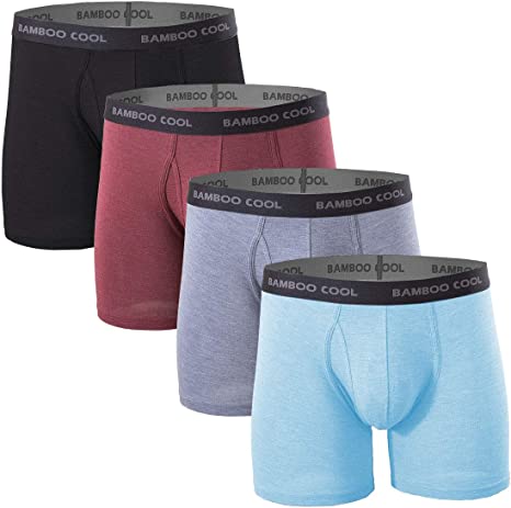 Photo 1 of BAMBOO COOL Men’s Underwear boxer briefs Soft Comfortable Bamboo Viscose Underwear Trunks (4 Pack)
XXL