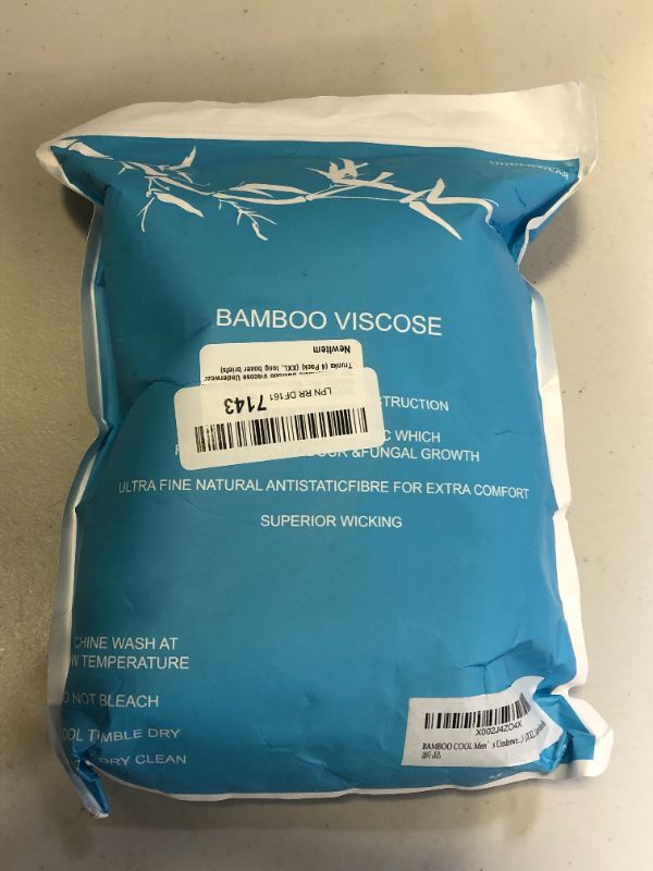 Photo 3 of BAMBOO COOL Men’s Underwear boxer briefs Soft Comfortable Bamboo Viscose Underwear Trunks (4 Pack)
XXL