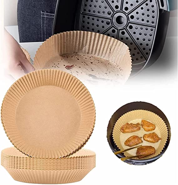Photo 1 of Air Fryer Disposable Paper Liner 50PCS Non-stick Disposable Air Fryer Liners Non-Stick Air Fryer Liners, Oil-proof, Water-Proof, for Air Fryer Baking Roasting Microwave (50pcs wood-8inch)
2 PCK
