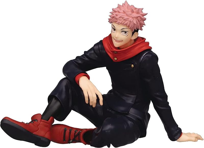 Photo 1 of Furyu Jujutsu Kaisen: Yuji Itadori Noodle Stop Figure, Multicolor
