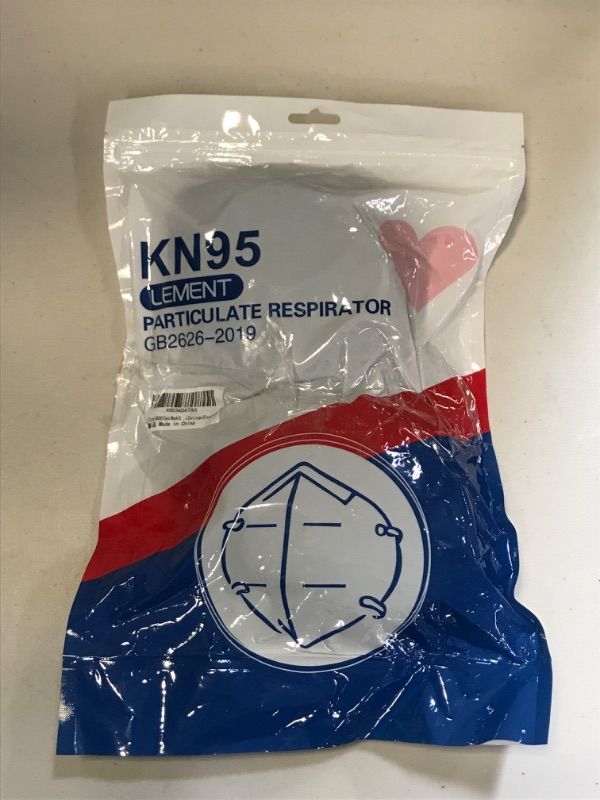 Photo 1 of 25pcs KN95 Face Mask Black 5 Layer Cup Dust Safety Masks Filter Efficiency?95% Breathable Elastic Ear Loops Black Masks
