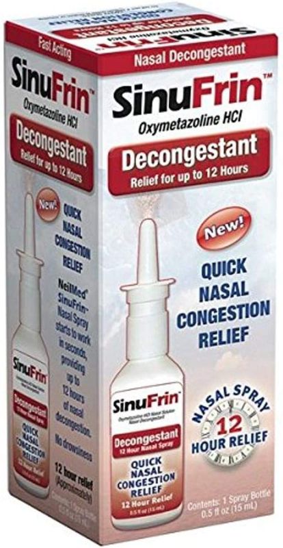 Photo 1 of 3PC NeilMed SinuFrin Decongestant 0.5 Fluid Ounce (15 mL) (packaging may vary), EXP: 02/2025
