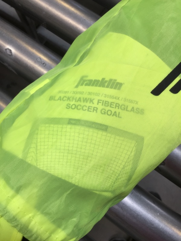 Photo 3 of Franklin Sports Blackhawk Backyard Soccer Goal - Portable Kids Soccer Net - Pop Up Folding Indoor + Outdoor Goals - 4' x 3' - Pink
