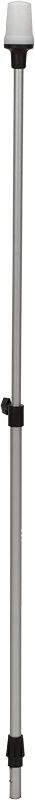 Photo 1 of Attwood 5610-48-7 Telescoping Pole Light, All-Around Light, Height-Adjustable 26-42 inches, 2 Mile 360-Degree Visibility
