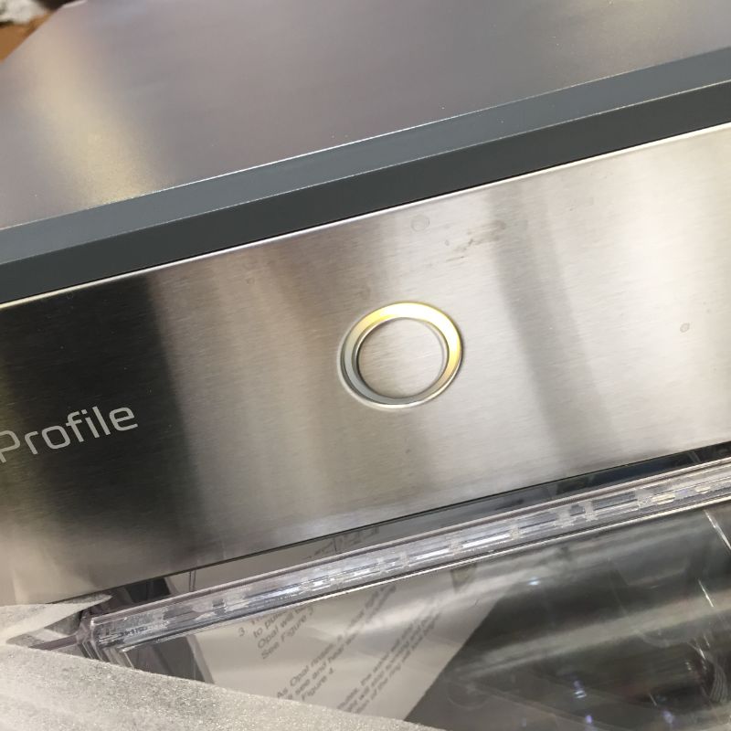 Photo 1 of GE Profile Opal | Countertop Nugget Ice Maker with Side Tank | Portable Ice Machine Makes up to 24 lbs. of Ice Per Day | Stainless Steel Finish
