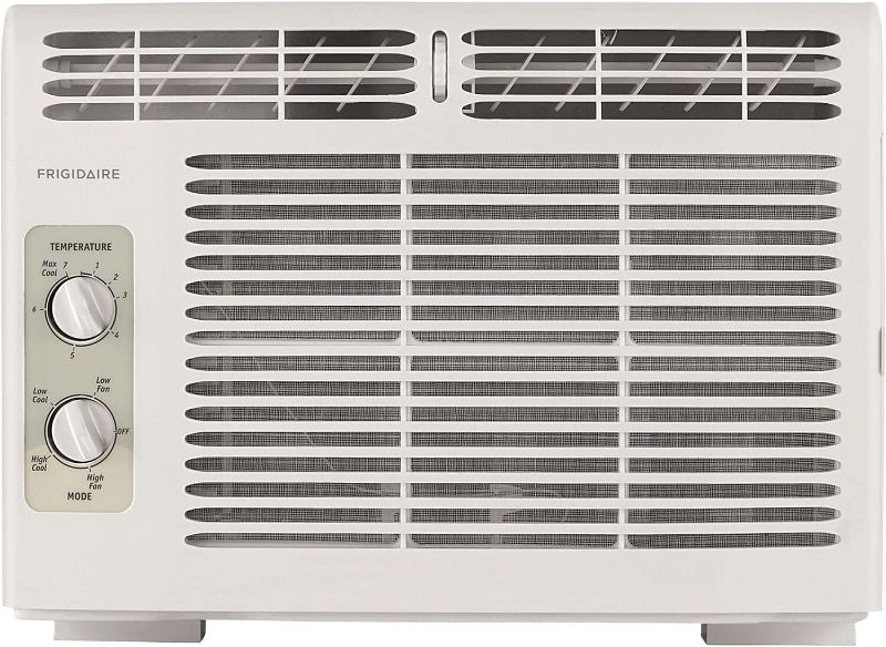 Photo 1 of Frigidaire FFRA051WAE Window-Mounted Room Air Conditioner, 5,000 BTU with Temperature Control and Easy-to-Clean Washable Filter, in White
