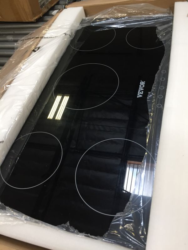 Photo 5 of VEVOR Built-in Induction Electric Stove Top 5 Burners,35 Inch Electric Cooktop,9 Power Levels & Sensor Touch Control,Easy to Clean Ceramic Glass Surface...

