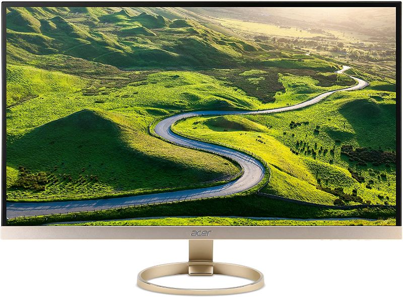 Photo 1 of Acer H277HU kmipuz 27-Inch IPS WQHD 2560 x 1440 Display, USB 3.1 Type-C port, HDMI, DP, 2 x 3w speakers,Black
