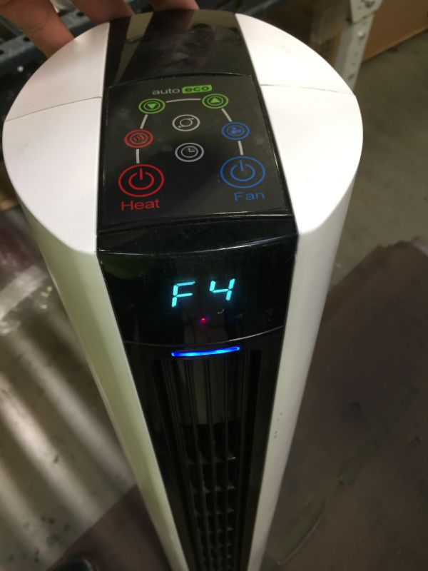 Photo 1 of Oscillating All Season High Velocity Hybrid Fan and Space Heater in One with Remote Control, Timer, and Thermostat for Year Round Indoor Home Use-------------MISSING REMOTE CONTROLL 