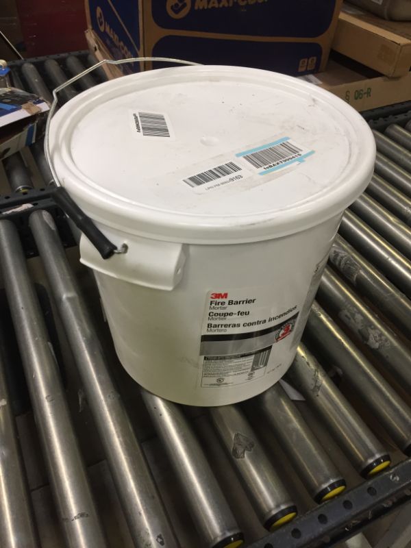 Photo 2 of 3M Fire Barrier Mortar, 5 Gallon Pail----FACTORY SEALED 
