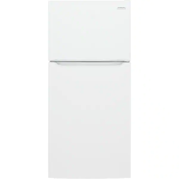 Photo 1 of 18.3 cu. ft. Top Freezer Refrigerator in White
