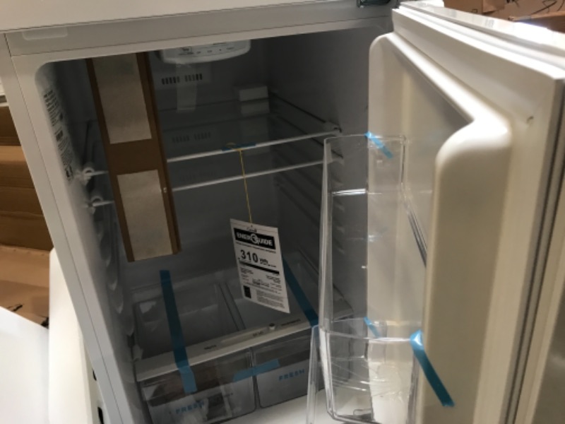 Photo 8 of 18.3 cu. ft. Top Freezer Refrigerator in White
