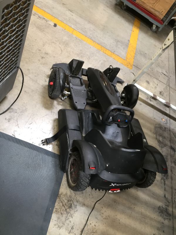 Photo 10 of Hover-1 Electric Go-Kart for Kids & Adults | 15MPH Top Speed, 330LBS Max Weight, 15.5MI Range, Dual Disk Brakes, Powerful 700W Motor, 3 Speed Modes, LCD Display------------used and missing parts needs work 
