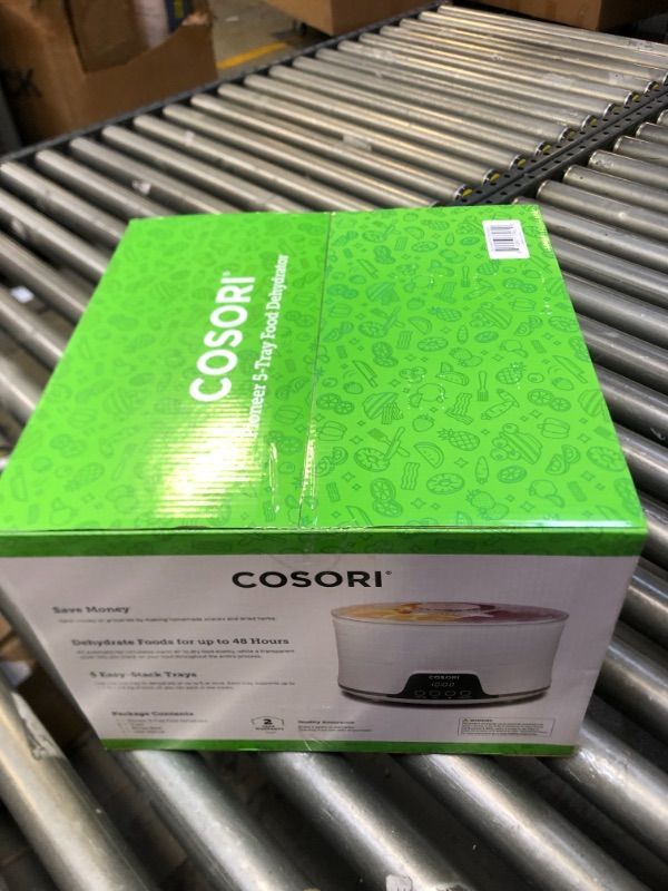 Photo 1 of COSORI Food Dehydrator CO165-FD, 5 Trays for Jerky, Meat, Fruit and more, Overheat Protection. ----factory sealed 
