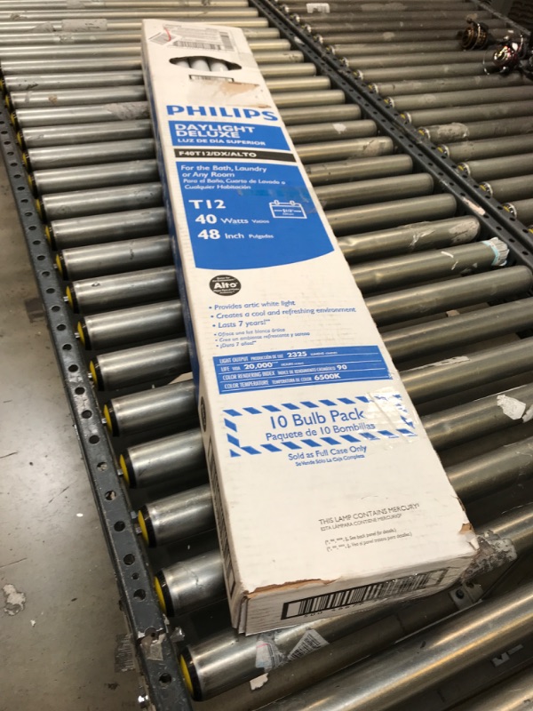 Photo 5 of 40-Watt 4 ft. Linear T12 ALTO Fluorescent Tube Light Bulb Daylight Deluxe (6500K) (10-Pack)
