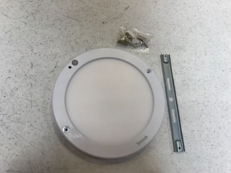 Photo 2 of Youtob Motion Sensor LED Ceiling Light 15W 1100LM Flush Mount Round Lighting Fixture for Stairs
