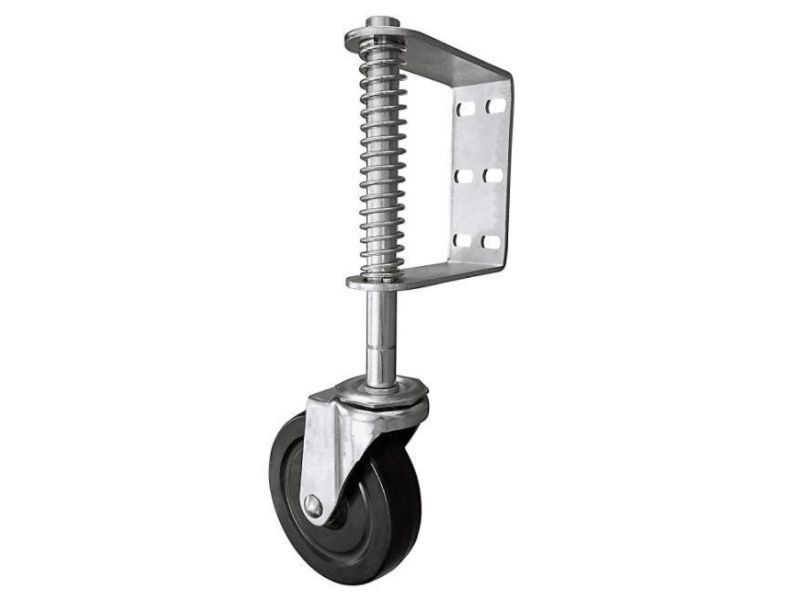 Photo 1 of 5-Inch Spring Loaded Gate Caster, 220-lb Load Capacity