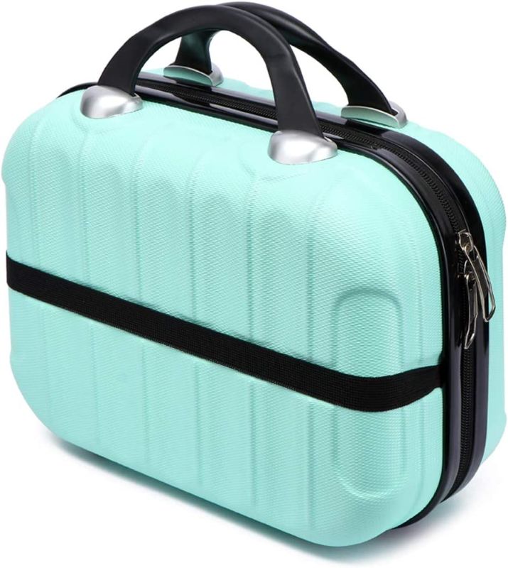 Photo 1 of 132 Slots Diamond Painting Storage Carring Case - Hardshell Bead Sewing Pills Organizer Box Embroidery Container Bag for Storage DIY 5D Diamond Art Craft Accessory (Green A)