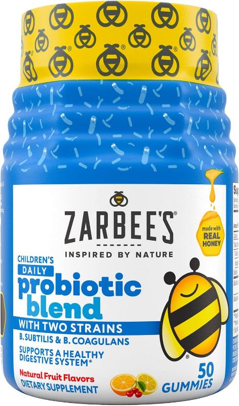 Photo 1 of Zarbee's Children's Daily Probiotic Blend Gummy 50ct AUGUST 2022
