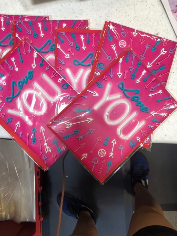 Photo 1 of 6 pack valentines day cards light up and sing what i like about you by the romantics