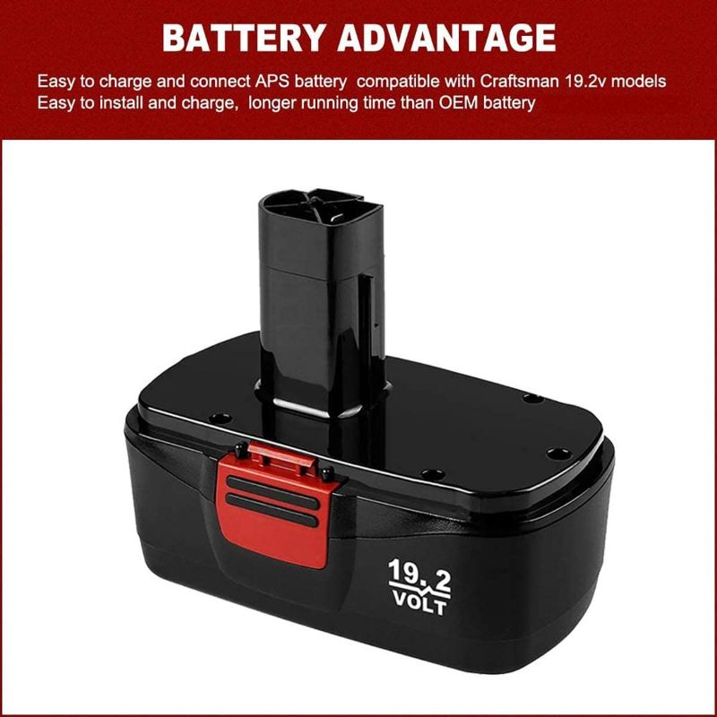 Photo 1 of 3.6Ah 19.2 Volt Replacement Battery Compatible with Craftsman DieHard C3 Compatible with 315.115410 315.11485 130279005 1323903 120235021 11375 11376 Cordless Drills