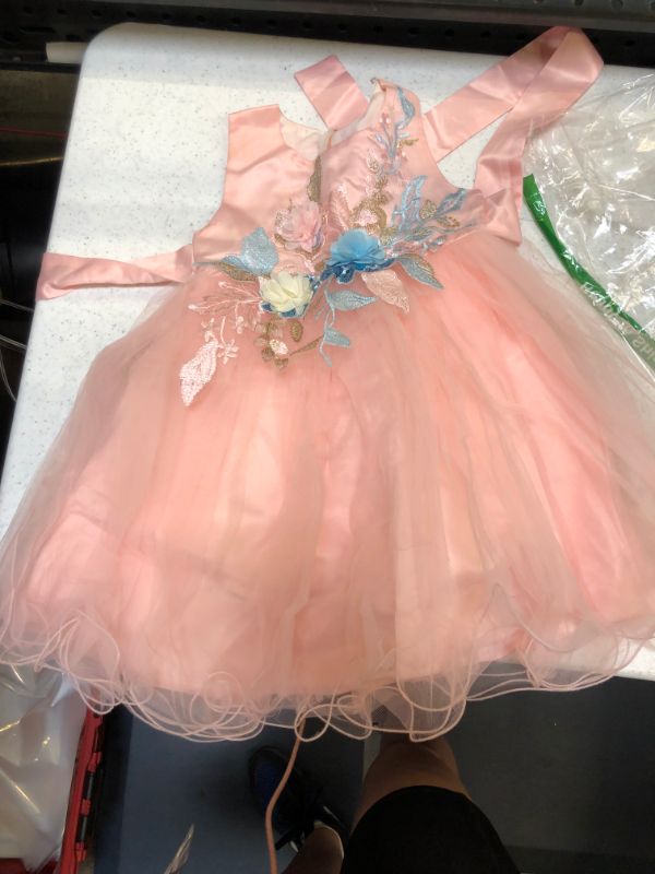 Photo 2 of AIMJCHLD 2-10T Kids Flower Girl Dress Teen Girls Pageant Party Communion Dresses
120