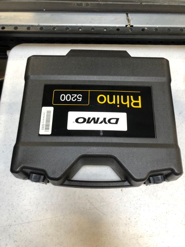 Photo 2 of ***BROKEN SCREEN***Dymo Industrial Rhino 5200 Label Maker Kit (1756589)