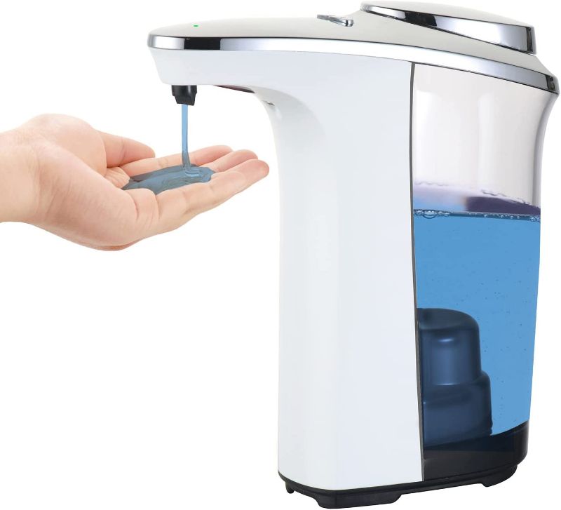 Photo 1 of Automatic Soap Dispenser, FKWin Touchless Hand Free Soap Dispenser with High Capacity Visible Clear Tank Soap Pump with Infrared Sensor, Suitable for Kitchen Bathroom Hotel
