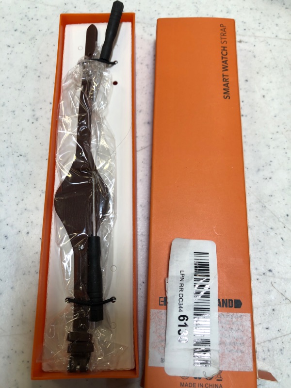 Photo 2 of 8mm Spring Bar Genuine Leather Watch Strap Replacement for Fossil ES3148 ES4119 ES4176 ES3262 ES3077
