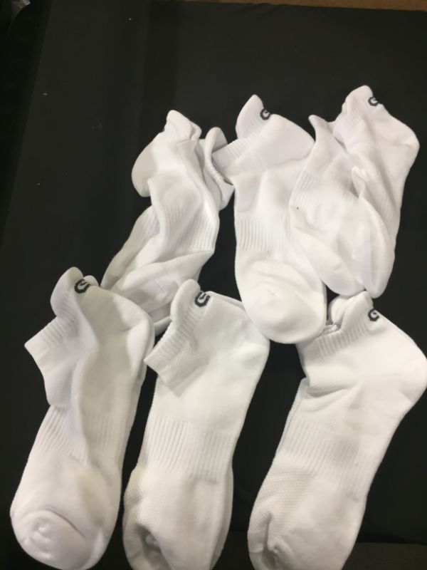 Photo 2 of CelerSport Ankle Athletic Running Socks Low Cut Sports Tab Socks for Men and Women (6 Pairs) (SOME ARE USED SOME ARE NEW)