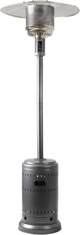 Photo 1 of Amazon Basics 46,000 BTU Outdoor Propane Patio Heater with Wheels, Commercial & Residential - Slate Gray
(FACTORY SEALED BRAND NEW)