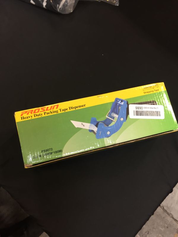 Photo 2 of PROSUN Fast Reload 3 Inch Wide Large Tape Gun Dispenser Packing Packaging Sealing Cutter