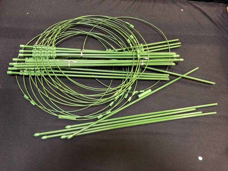 Photo 2 of Adjustable Tomato Cage Plant Support Cages 36 inches Garden Cucumber Trellis?Plant Stake with 4 Adjustable Ring, Support Rings 
