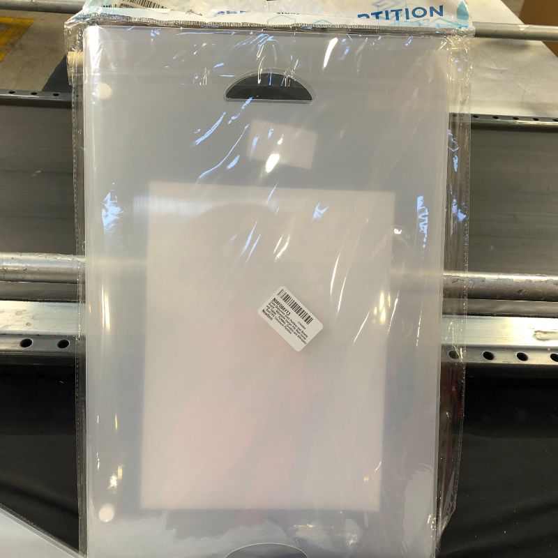 Photo 2 of Sneeze Guard Desk Shield PPE - Plastic Divider Screen for Desk----factory Sealed  