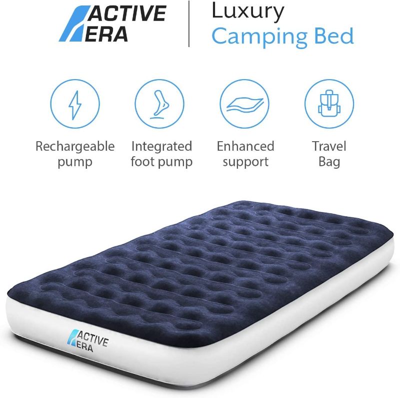 Photo 1 of Active Era Luxury Camping Air Mattress with Built in Pump - Queen Air Mattress 