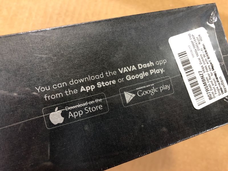 Photo 1 of VAVA VD002 Dual 1920x1080P FHD Dash Cam, 2560x1440P Single Front, 30fps - 60fps Clear HD Videos, Night Vision, 24hr Parking Mode, Built-In WiFi, G-Sensor, Loop Recording, Supports 128GB Max----new factory sealed 