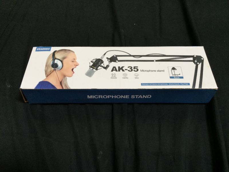 Photo 2 of Microphone Arm, Aokeo AK-35 Microphone Desk Stand-Microphone
