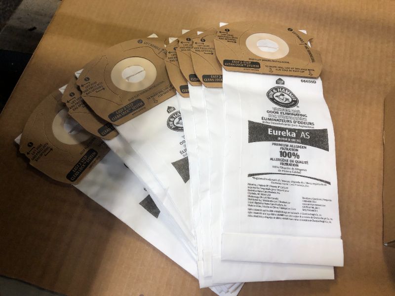 Photo 1 of Crucial Vacuum Replacement Vacuum Bags Compatible With PART # 66655,67726,68155,68155-6,84404 & Eureka Models AS 
