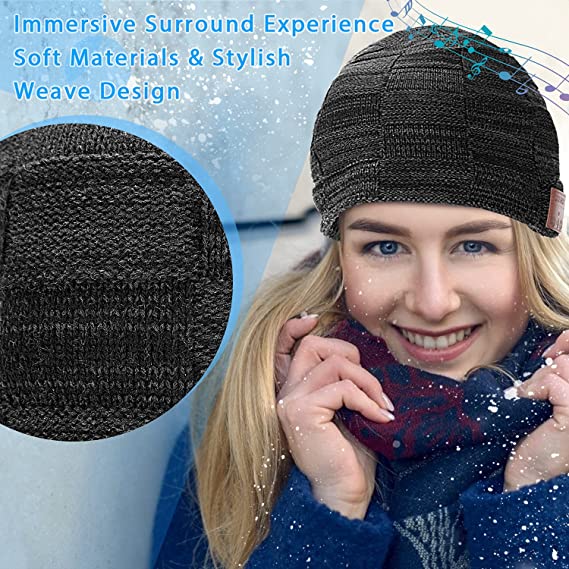 Photo 1 of Bluetooth Beanie Hat for Men Women - Bluetooth Stocking Filler for Men, Suitable for Fishing, Running, Skating, Outdoor Sports, 