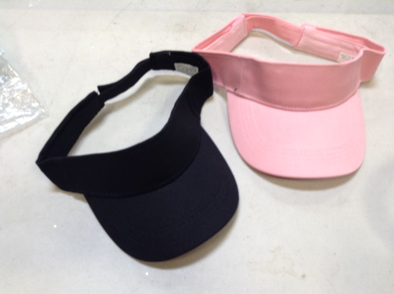 Photo 4 of Kids Sun-Visor-Hat Adjustable-Cotton Ponytail-Sport-Hats for Girls 6-12 Years Old  2pcs 
