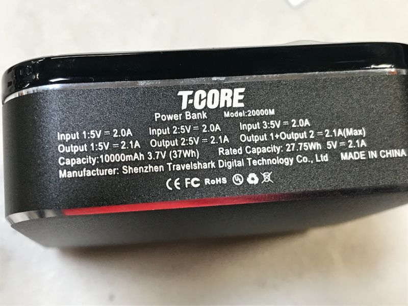 Photo 4 of T-CORE Power Bank 20000M The Smallest and Lightest 10000mAh External Battery Ultra-Compact High-Speed Charging Technology Portable Charger for iPhone