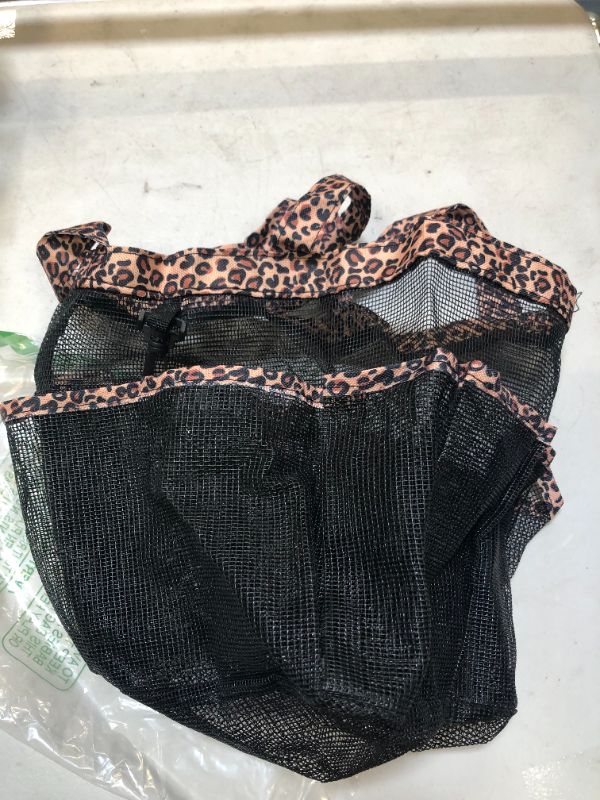 Photo 1 of Korlon Mesh Shower Caddy, Quick Dry Shower Caddy Portable, Toiletry and Bath Organizer Oxford Hanging Shower Tote Bag with 8 Pockets for Camping, Gym, College Dorm
