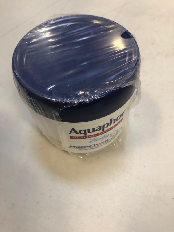 Photo 2 of Aquaphor Baby Healing Ointment Advanced Therapy Skin Protectant, Dry Skin and Diaper Rash Ointment, 14 Oz Jar