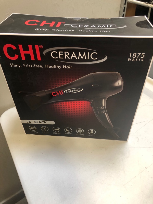 Photo 2 of CHI Ceramic Hair Dryer in Black